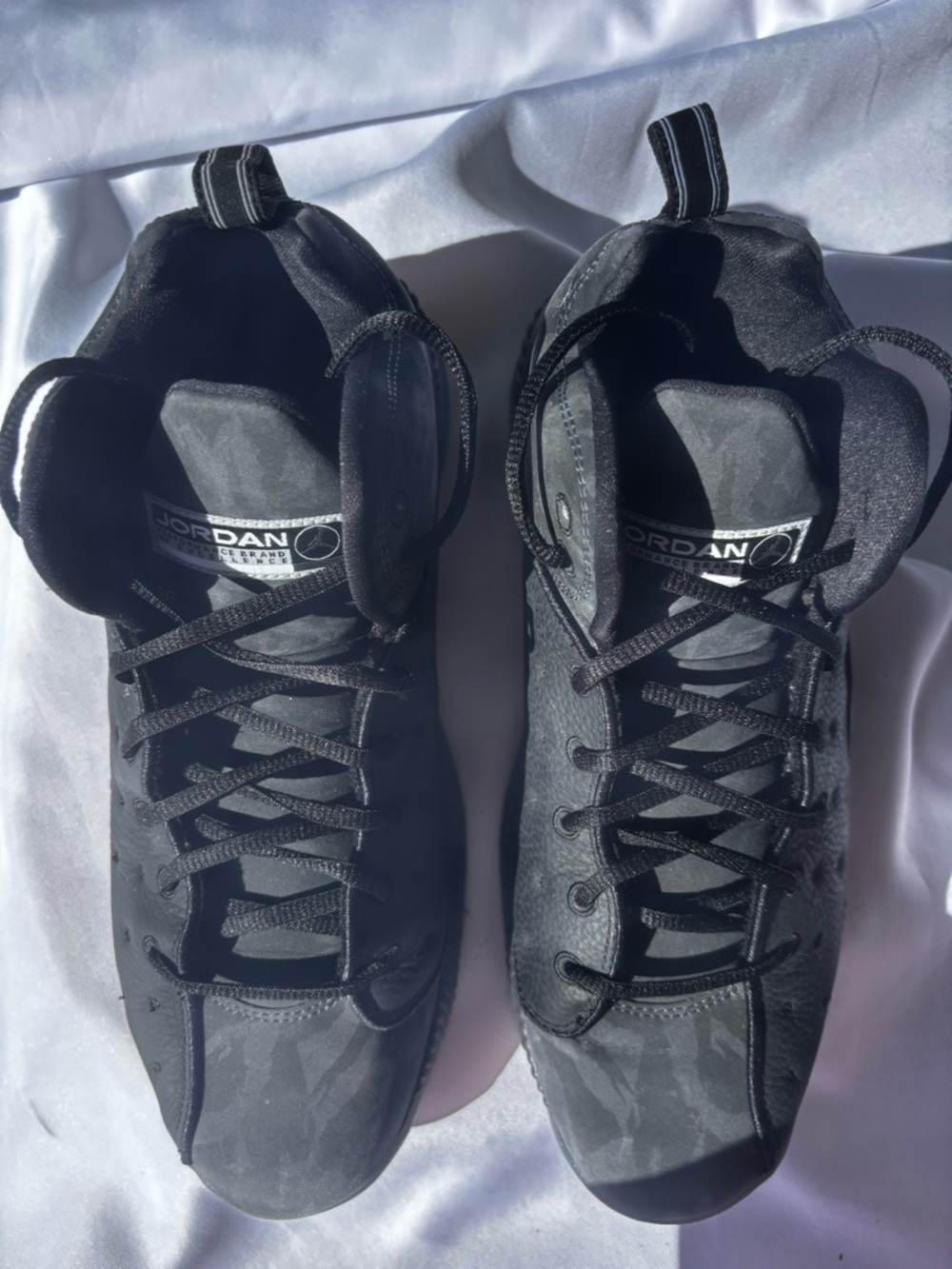 Nike Air Jordan Jumpman Team II Black Camo Anthracite Men’s Size 9 819175-005 - Picture 4 of 7